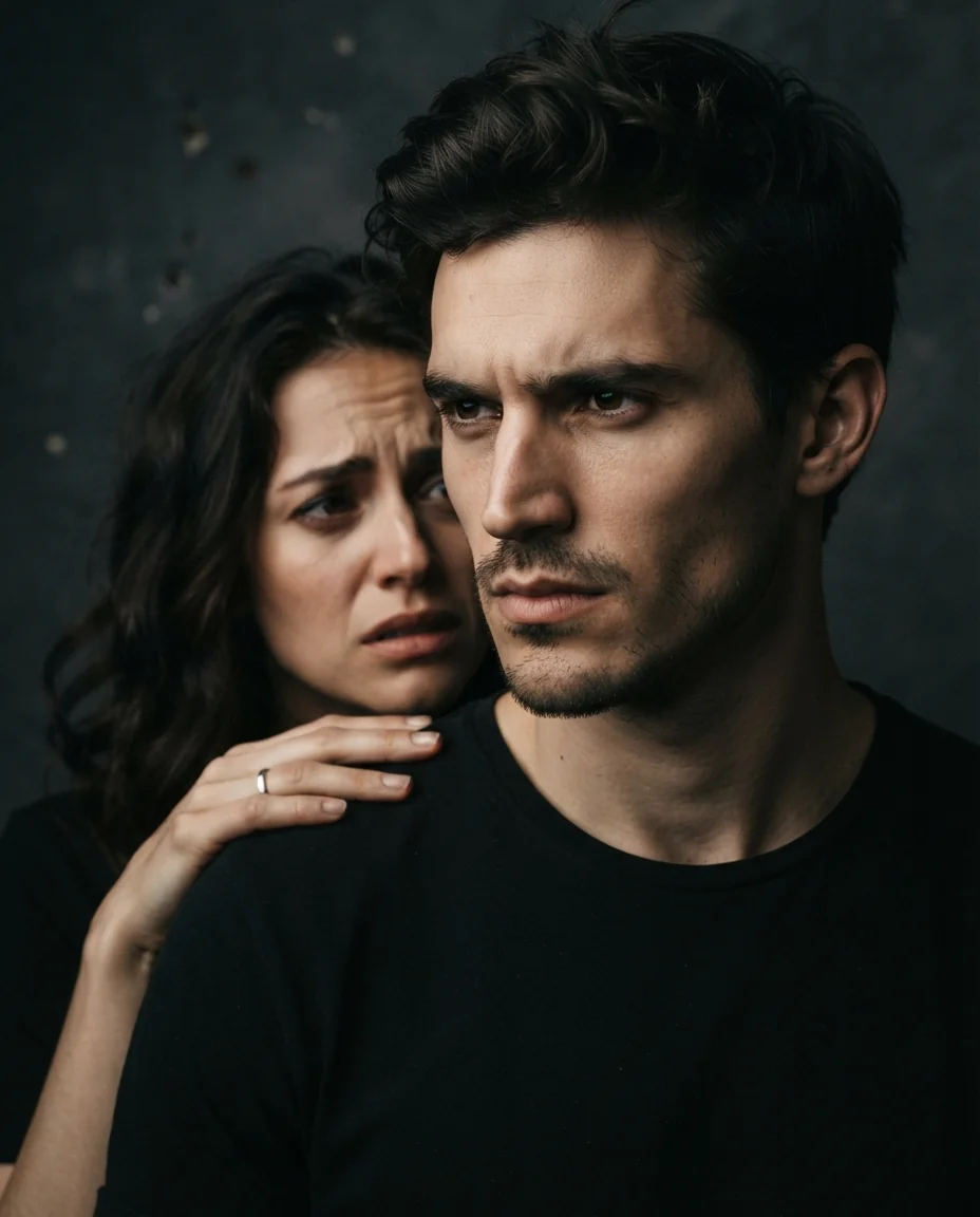 Эмоциональный портрет пары — пример результата промта для Картинки